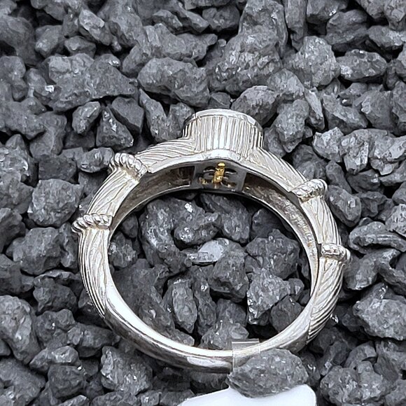 Judith Ripka Citrine Ring  .925  Sz 8 - Picture 3 of 5